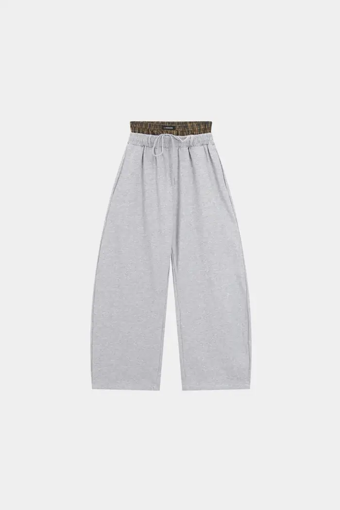 Double Waist Sweatpants Grey Double Waist Sweatpants Grey