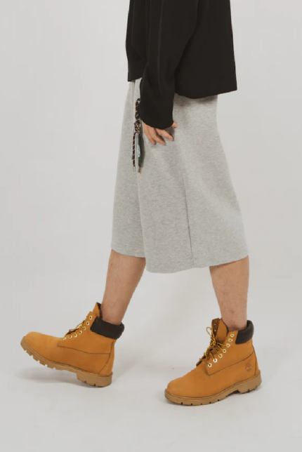 Baggy Sweat Shorts Grey (2)