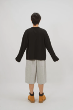 Baggy Sweat Shorts Grey (3)