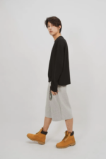 Baggy Sweat Shorts Grey (4)