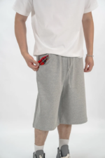 Baggy Sweat Shorts Grey (6)