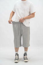 Baggy Sweat Shorts Grey (7)