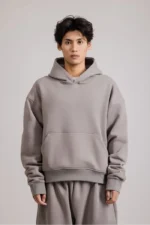 Woolenmaker 460GSM Core Hoodie Midgrey (2)