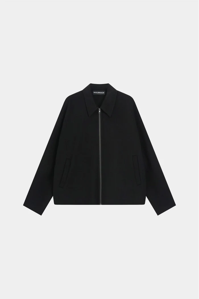 Woolenmaker Cashmere Blend Jacket Black Woolenmaker Cashmere Blend Jacket Black