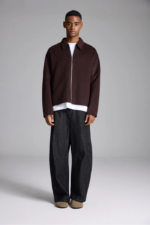 Woolenmaker Cashmere Blend Jacket Coffee (1)