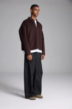 Woolenmaker Cashmere Blend Jacket Coffee (2)
