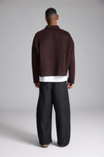 Woolenmaker Cashmere Blend Jacket Coffee (4)