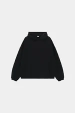 Woolenmaker Cropped Hoodie Black