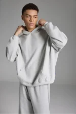 Woolenmaker Cropped Hoodie Grey (3)