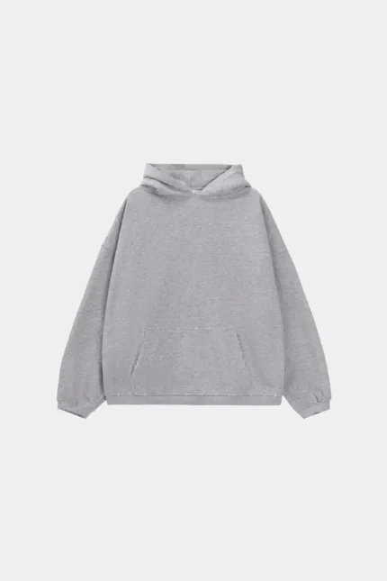 Woolenmaker Cropped Hoodie Grey