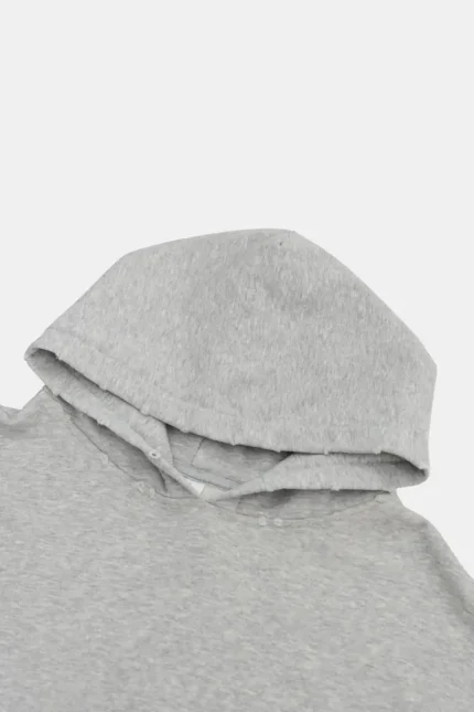 Woolenmaker Cropped Hoodie Grey (6)