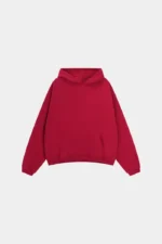 Woolenmaker Cropped Hoodie Red