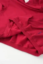 Woolenmaker Cropped Hoodie Red (8)