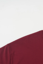 Woolenmaker Drop Shoulder T shirt Wine (4)
