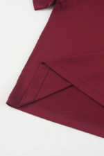 Woolenmaker Drop Shoulder T shirt Wine (6)
