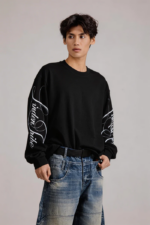 Woolenmaker Linden Sweatshirt Black (2)