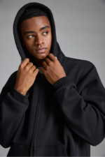 Woolenmaker Linden Zip Jacket Black (3)