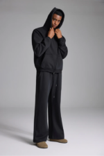 Woolenmaker Linden Zip Jacket Black (4)