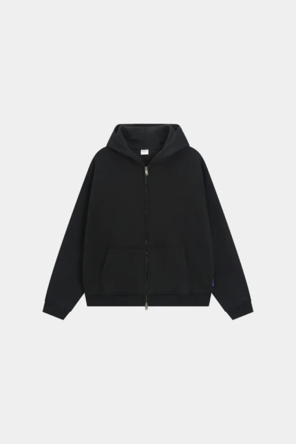 Woolenmaker Linden Zip Jacket Black