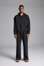 Woolenmaker Linden Zip Jacket Black (5)