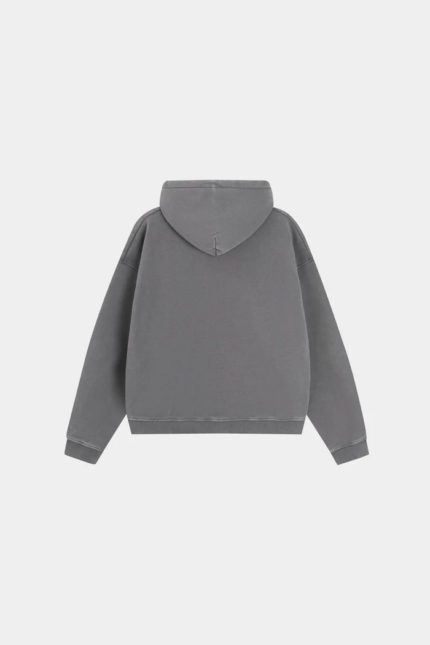 Woolenmaker Linden Zip Jacket Charcoal (1)