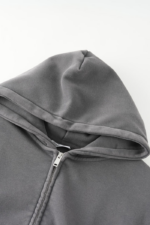 Woolenmaker Linden Zip Jacket Charcoal (2)