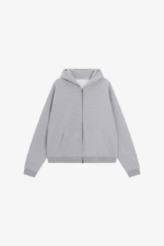 Woolenmaker Linden Zip Jacket Grey