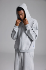 Woolenmaker Linden Zip Jacket Grey (2)