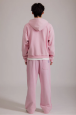 Woolenmaker Linden Zip Jacket Pink (5)