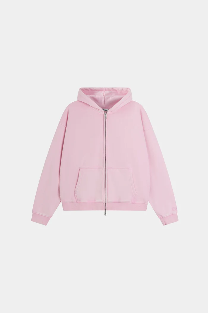 Woolenmaker Linden Zip Jacket Pink Woolenmaker Linden Zip Jacket Pink