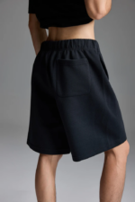 Woolenmaker Scuba Knit Shorts Black (5)