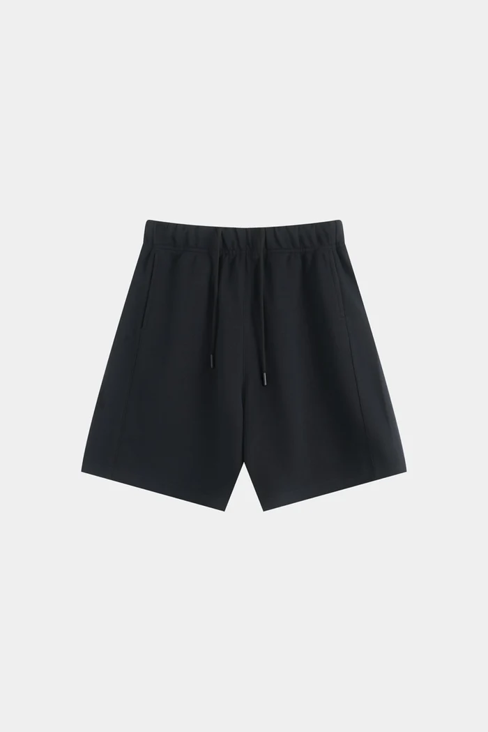 Woolenmaker Scuba Knit Shorts Black Woolenmaker Scuba Knit Shorts Black