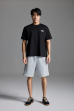 Woolenmaker Scuba Knit Shorts Grey (2)