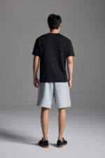 Woolenmaker Scuba Knit Shorts Grey (3)
