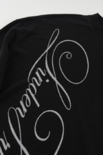 Woolenmaker Waffle Sweatshirt Black (2)