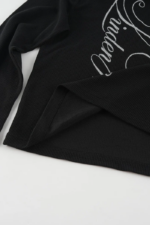Woolenmaker Waffle Sweatshirt Black (3)